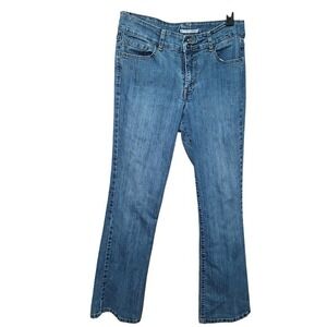 BandolinoBlu Womens Mid Rise 10 Bootcut Jeans Flap Pockets Rodeo Festival Casual